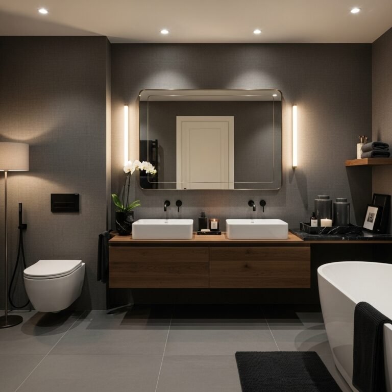 23 Dark Bathroom Wallpaper Ideas: Transform Your Space With Dramatic Elegance