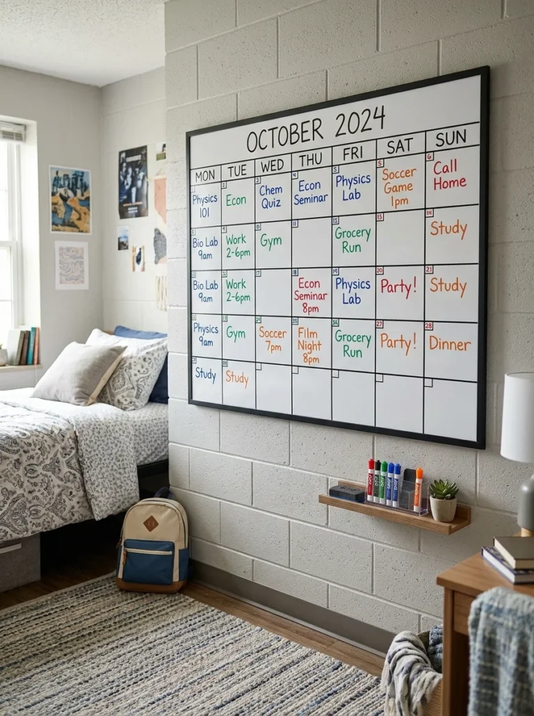 12+ Creative College Dorm Whiteboard Ideas