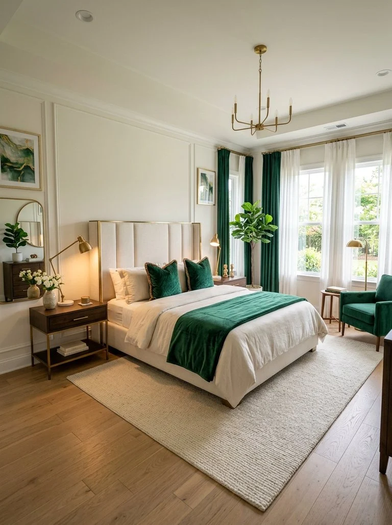 18+ Stunning Green and Cream Bedroom Ideas You Will Absolutely Love