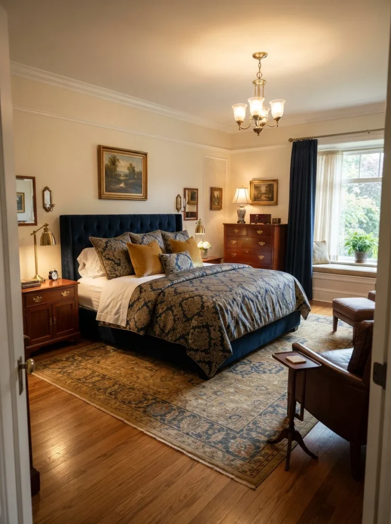 17+ Stunning Royal Blue and Gold Bedding Ideas You Will Absolutely Love