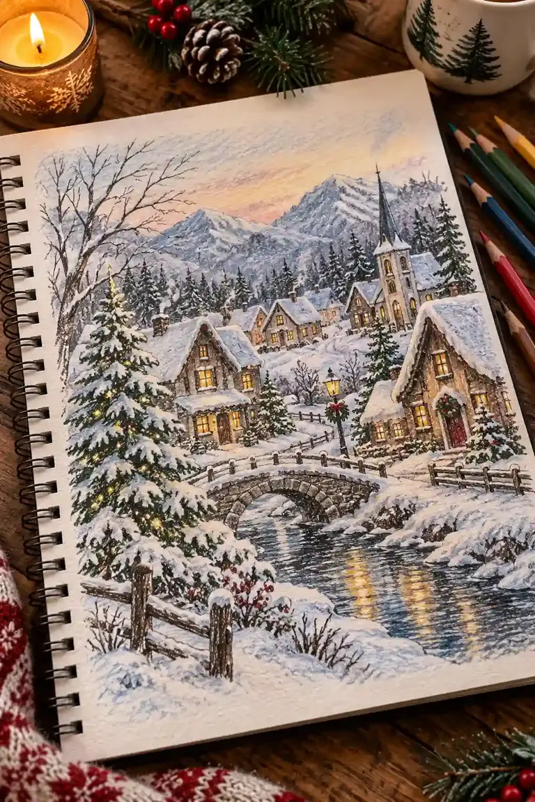 12 Christmas drawing ideas for detailed holiday sketches