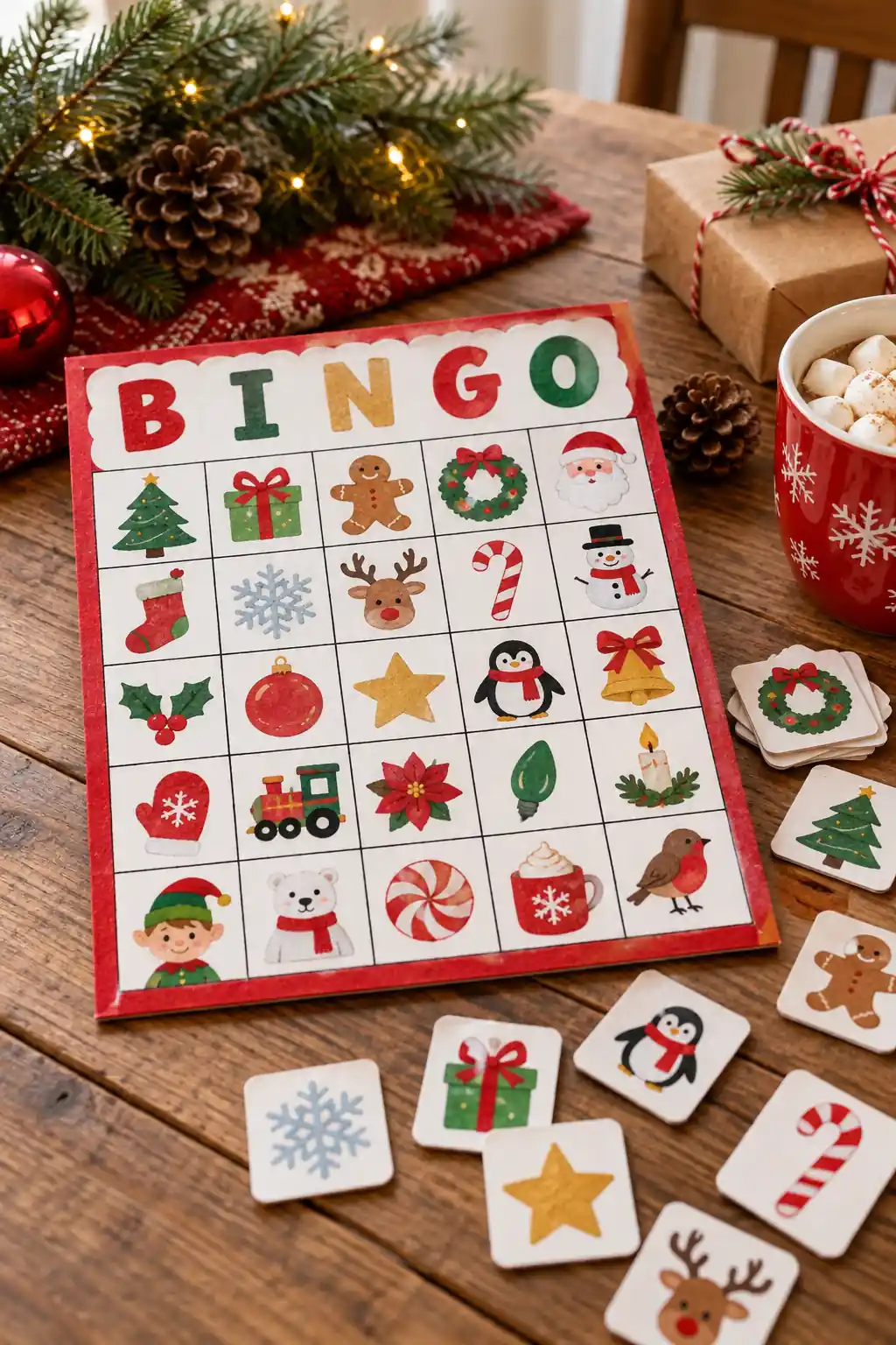 Preschool Picture Bingo Christmas bingo ideas