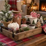 Rustic Cocoa Tray Christmas tray ideas