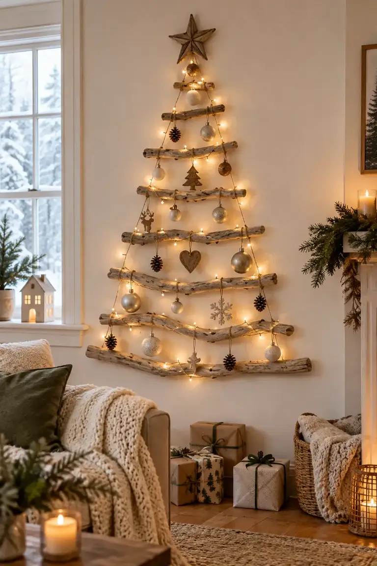 20 DIY Christmas tree ideas made with everyday materials