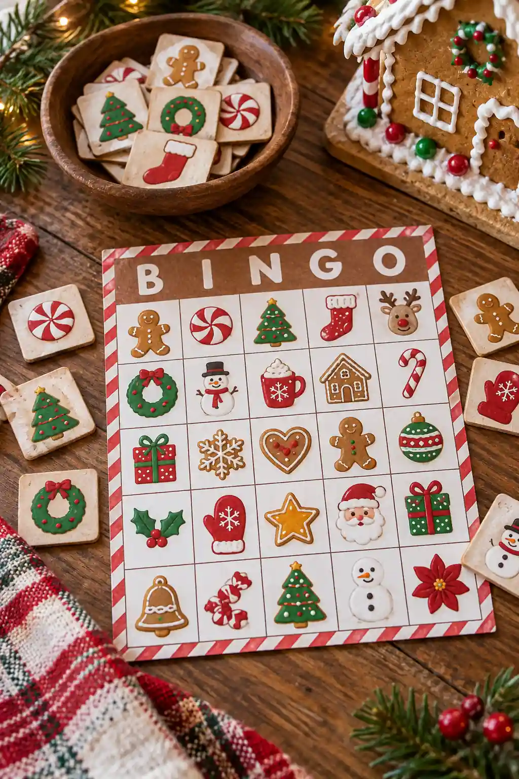 Gingerbread Party Bingo Christmas bingo ideas