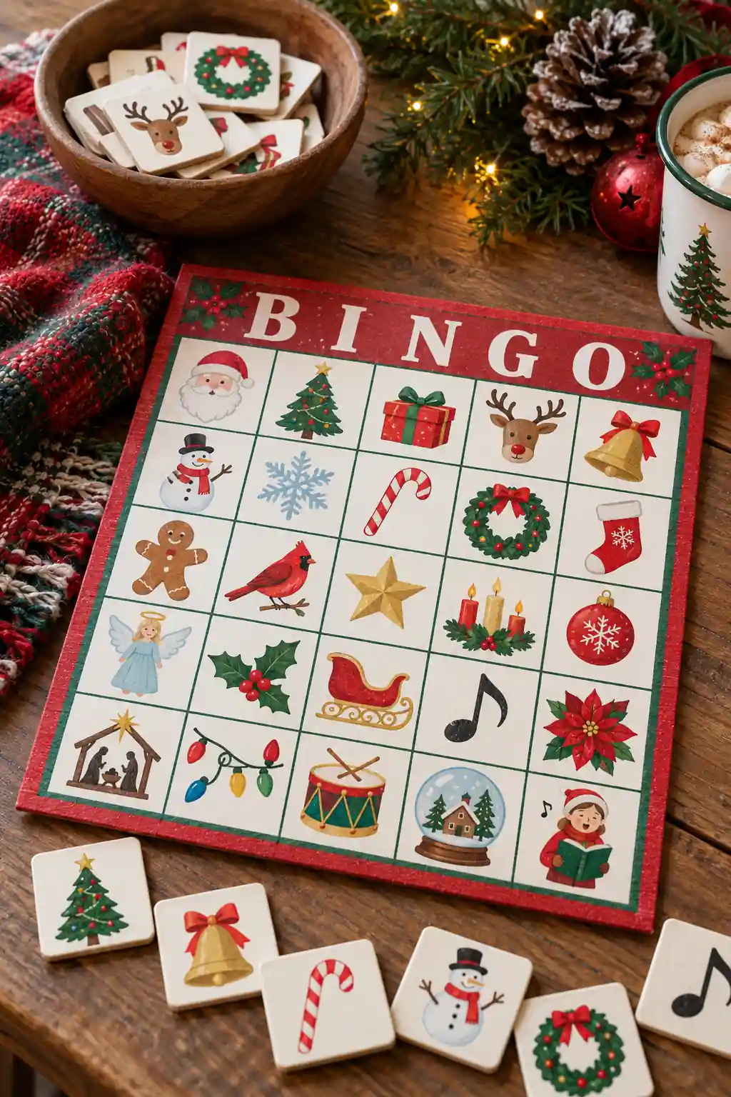 Christmas Song Picture Bingo Christmas bingo ideas