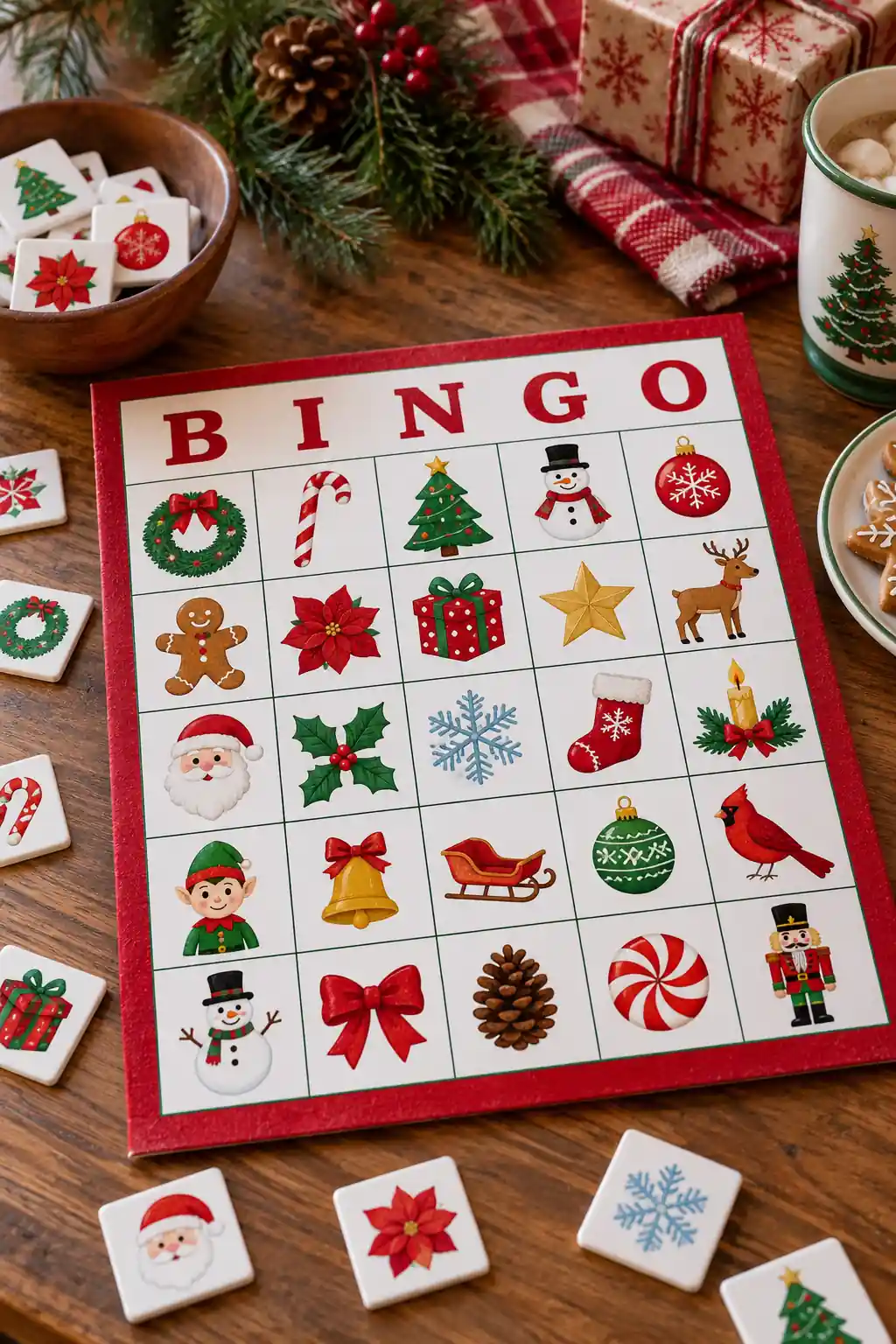 Large Print Senior Bingo Christmas bingo ideas