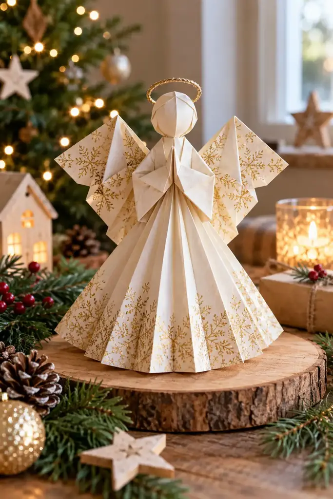Origami angel