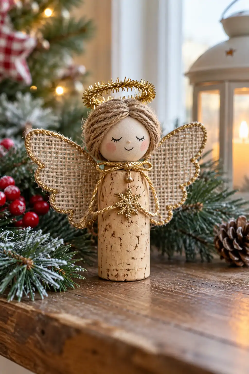 Cork Angel Christmas craft ideas