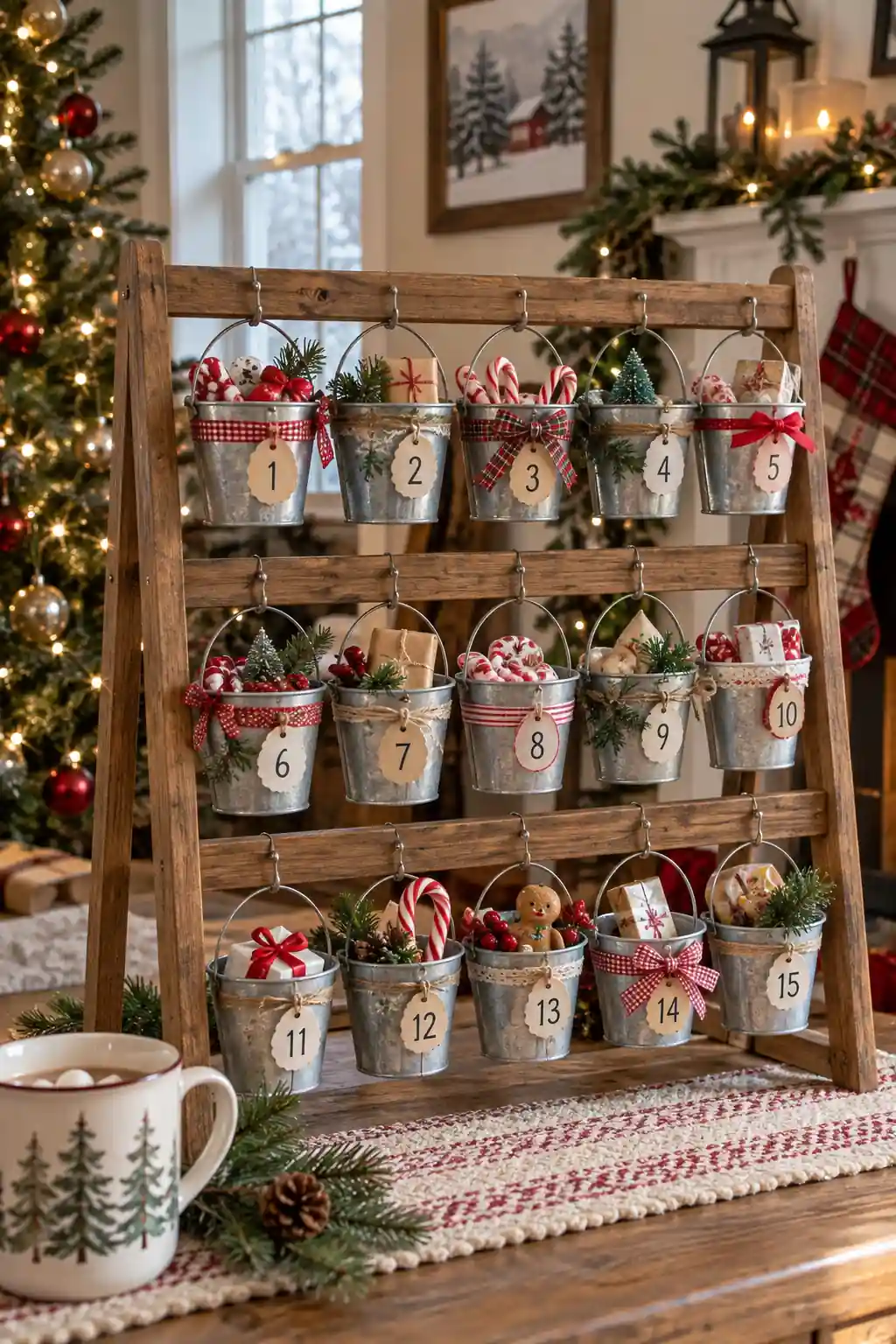 Mini Advent Buckets Christmas bucket ideas