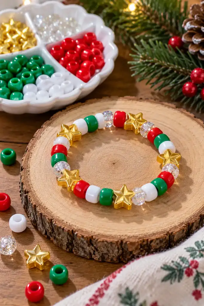 Pony bead star bracelet