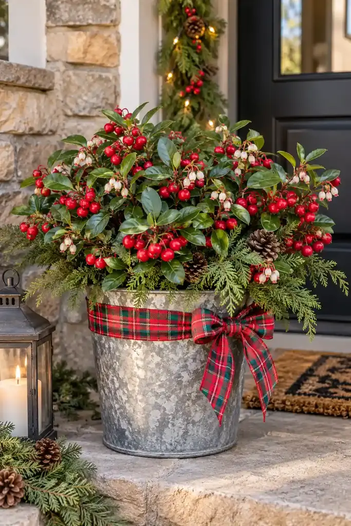 Wintergreen berry plant