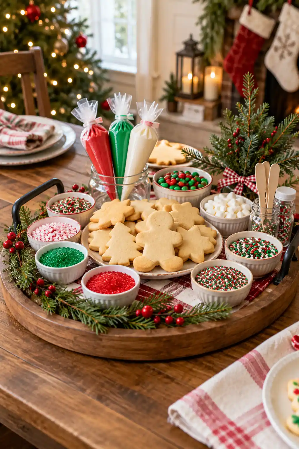 Cookie Decorating Tray Christmas tray ideas