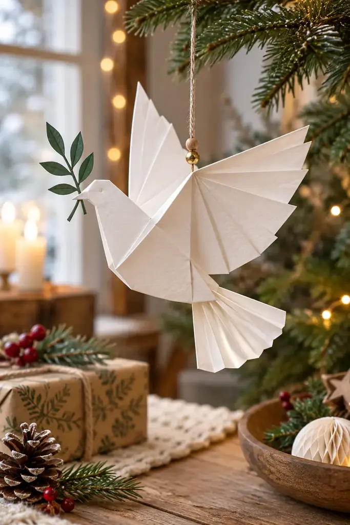 Origami dove