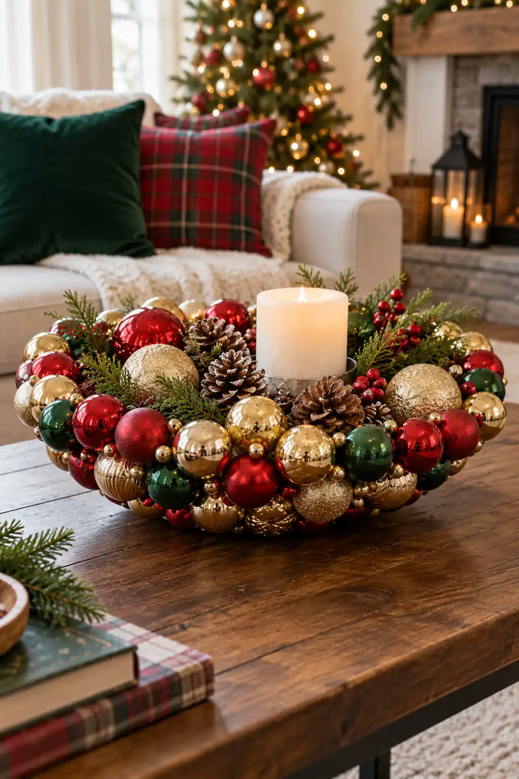 Ornament Bowl Tray Christmas tray ideas