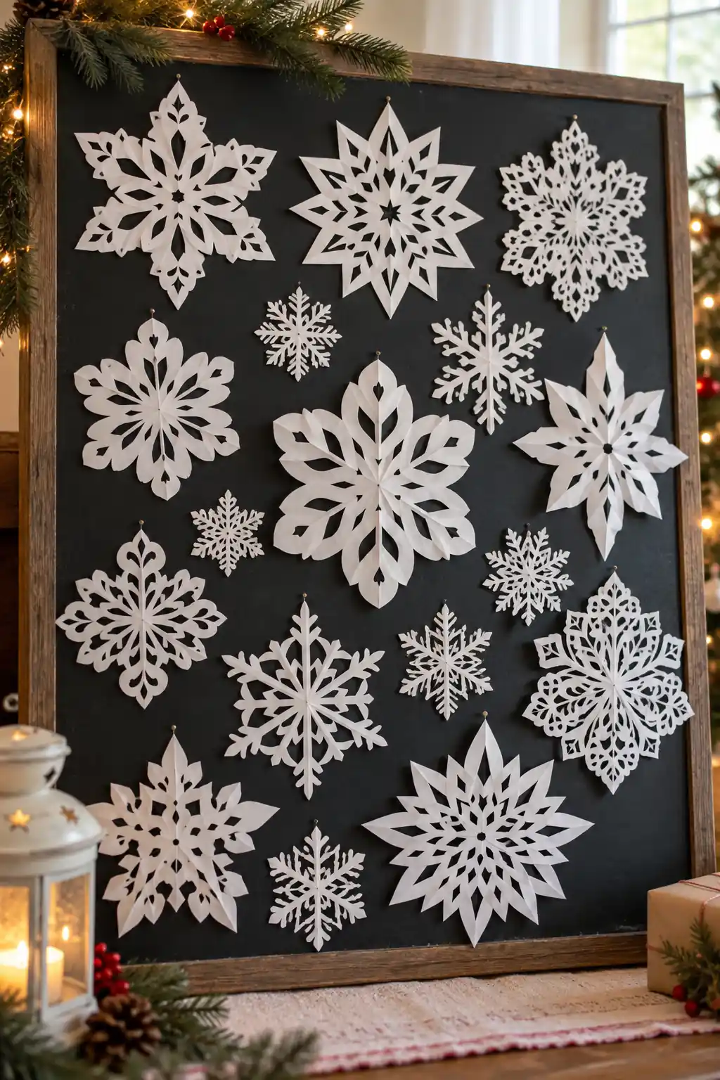 13 Christmas paper snowflake contest