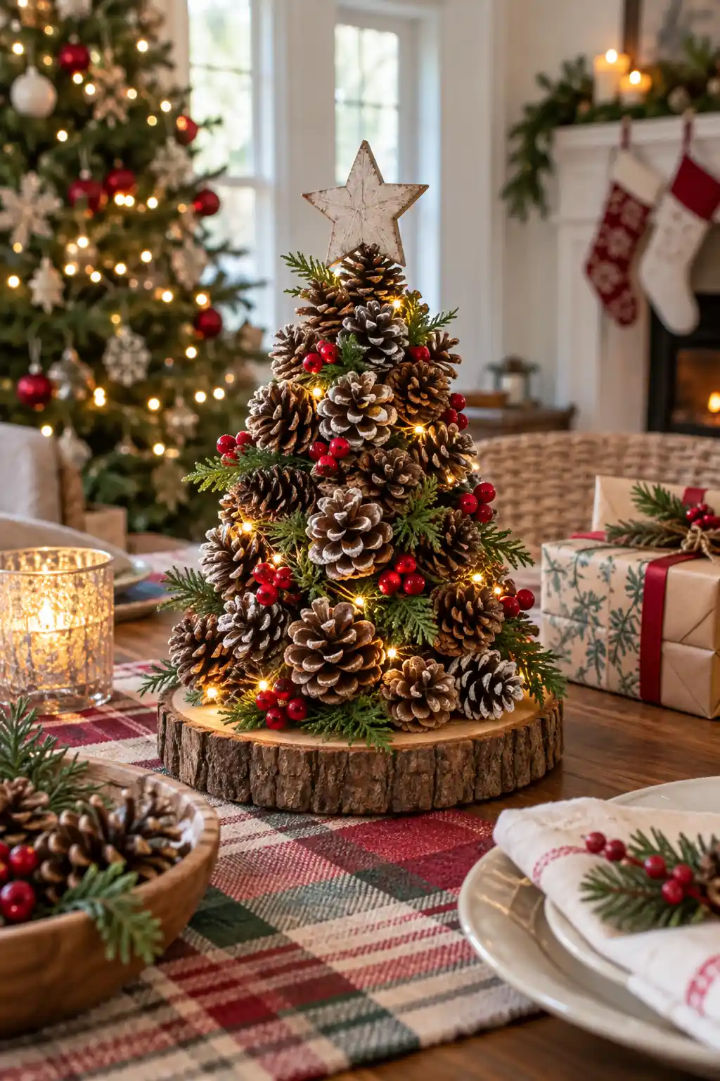 08 pinecone table tree