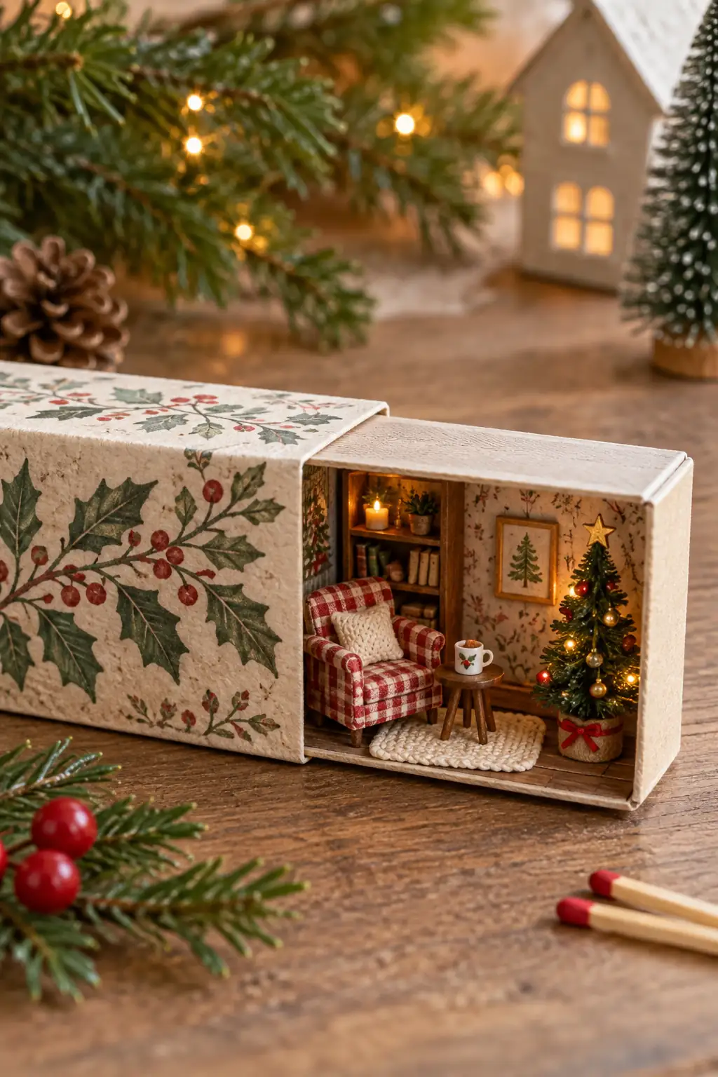08 matchbox tiny christmas room