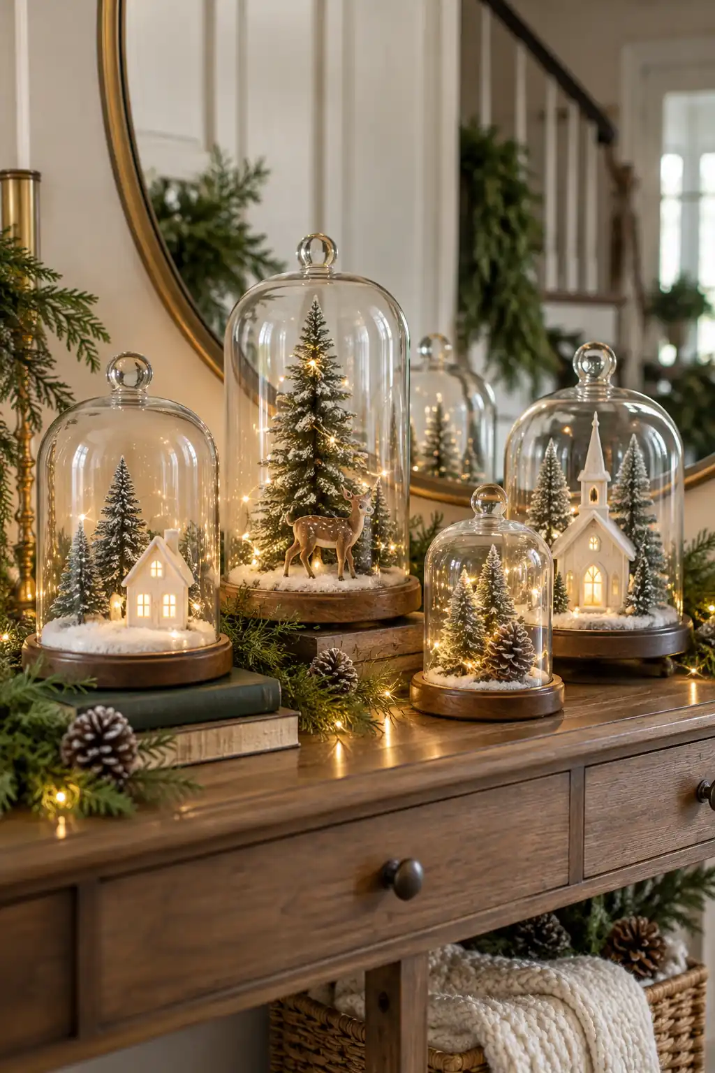 06 console glass cloche collection