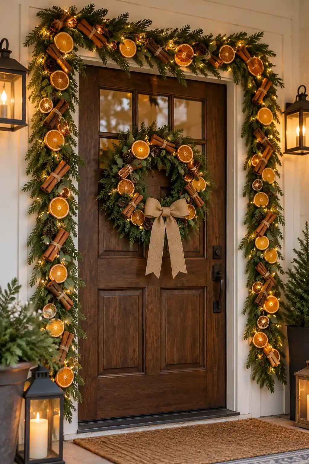 14 citrus cinnamon doorway