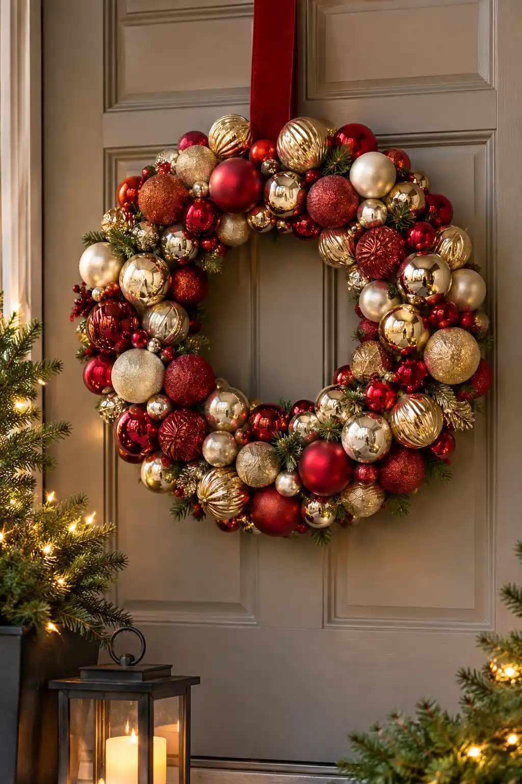 22 ornament mosaic wreath