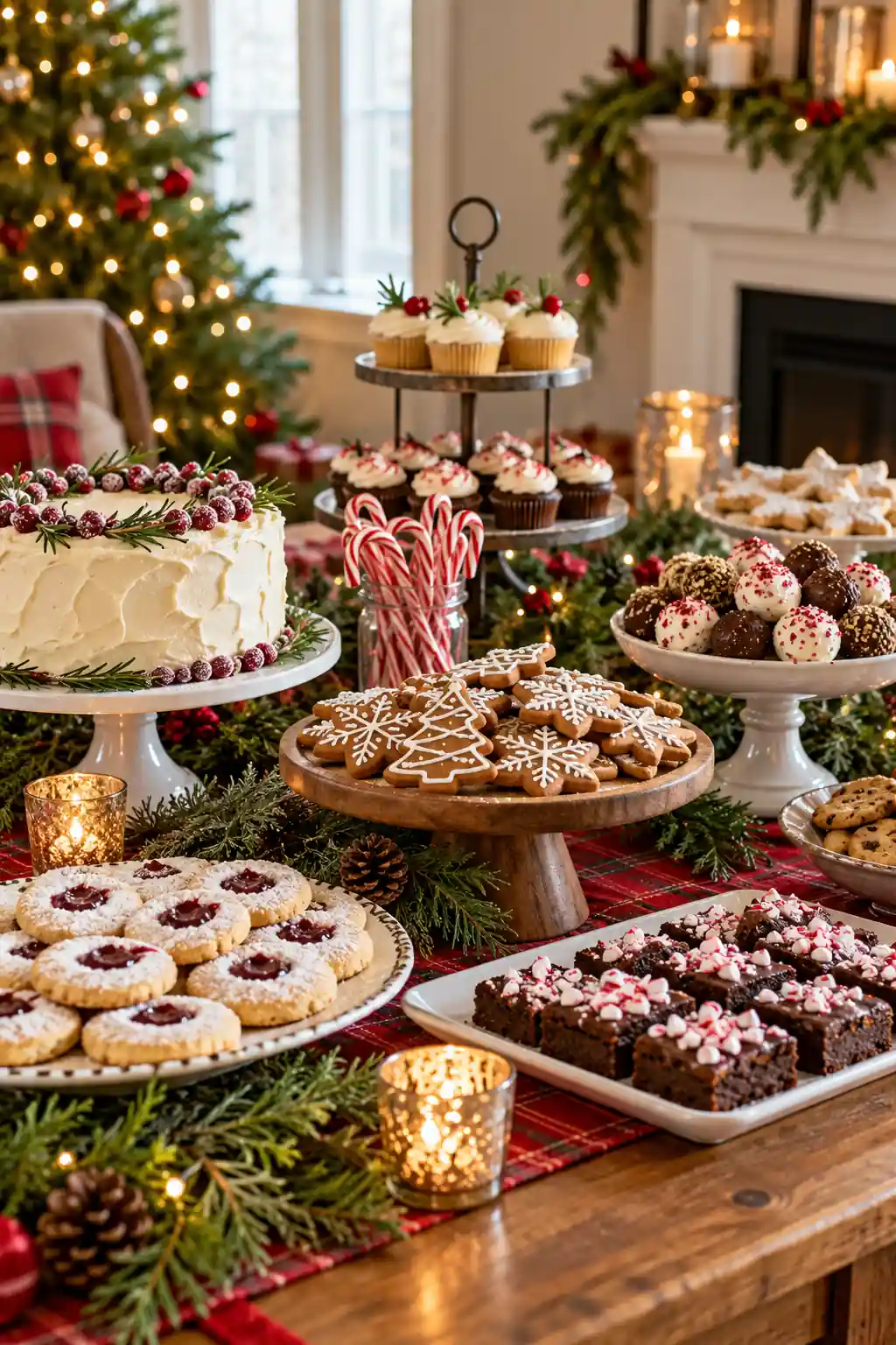 14 holiday dessert potluck table