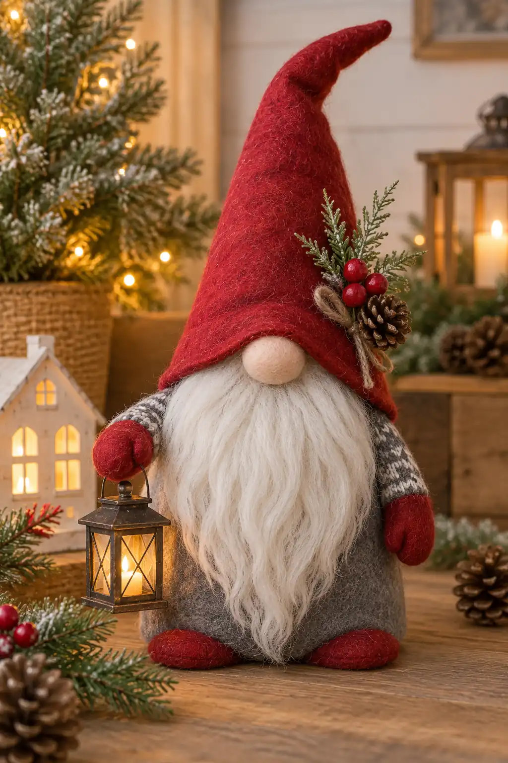 06 felted wool gnome