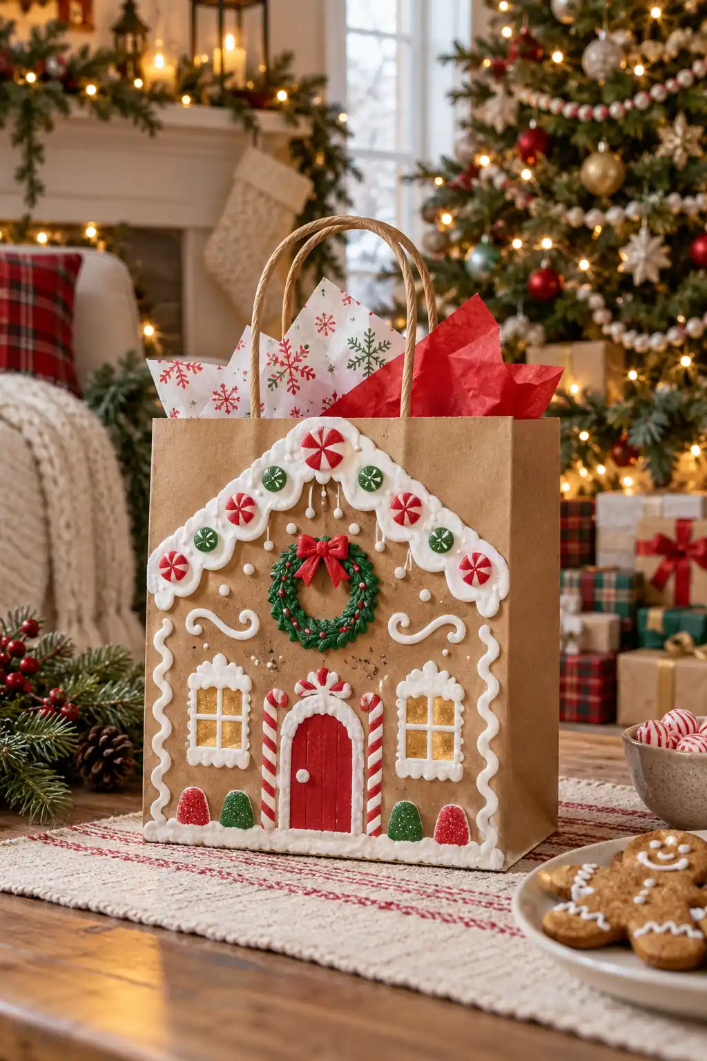 09 gingerbread house bag