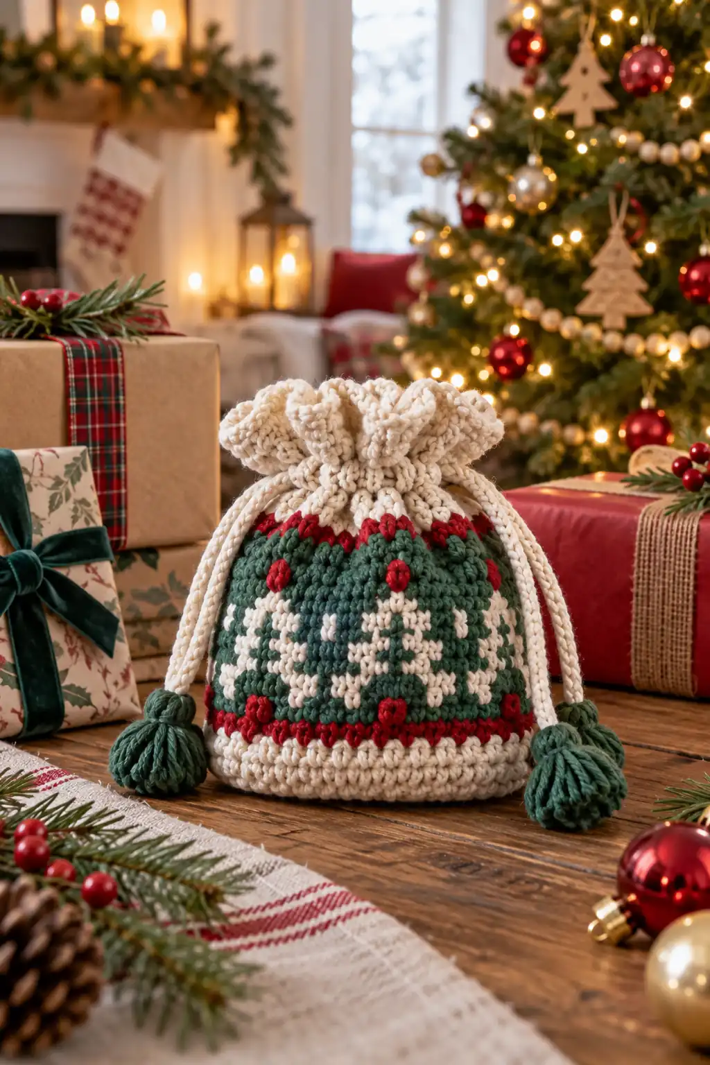 10 crochet gift pouch