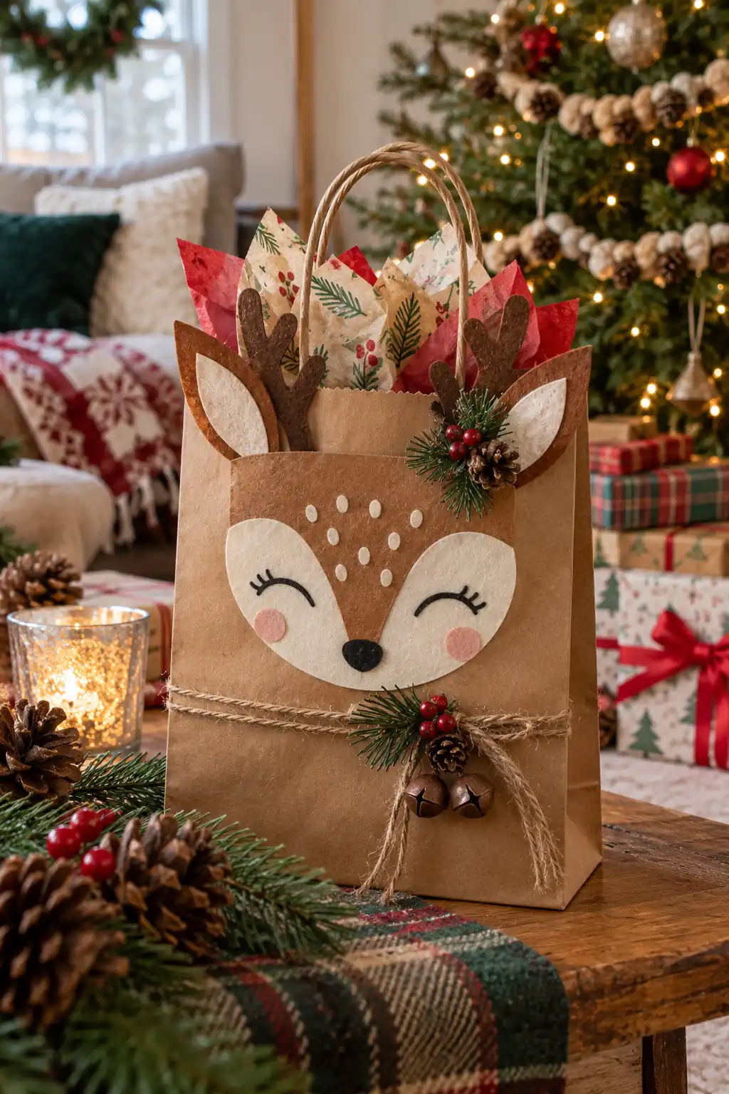 14 woodland animal bag