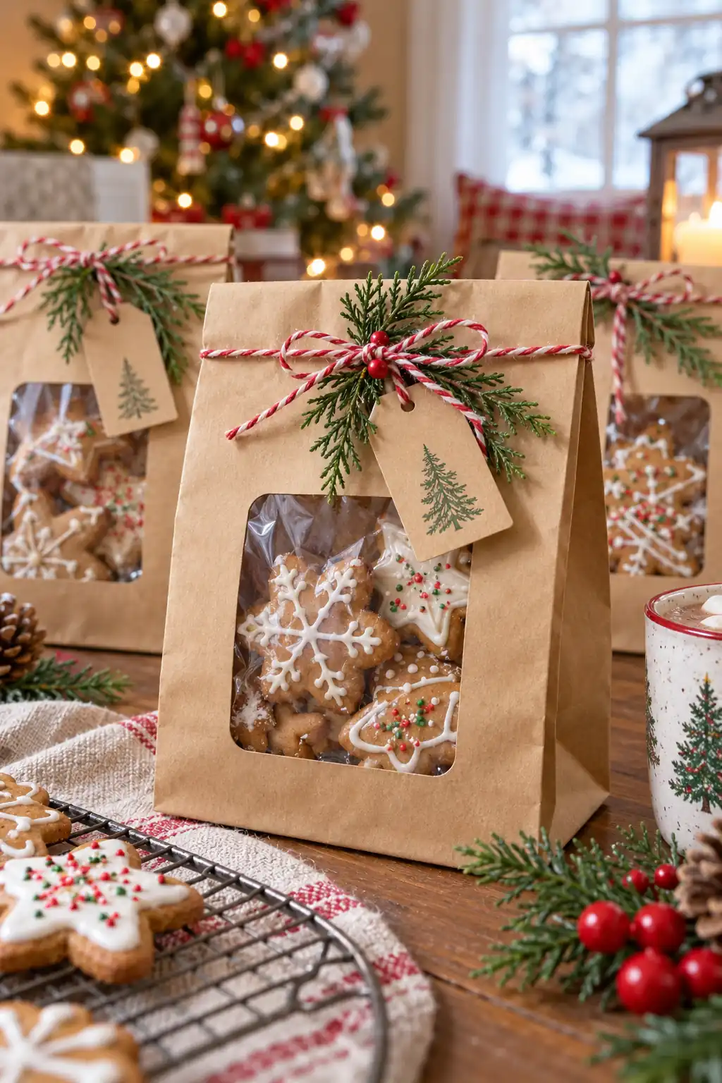 17 paper window cookie bag