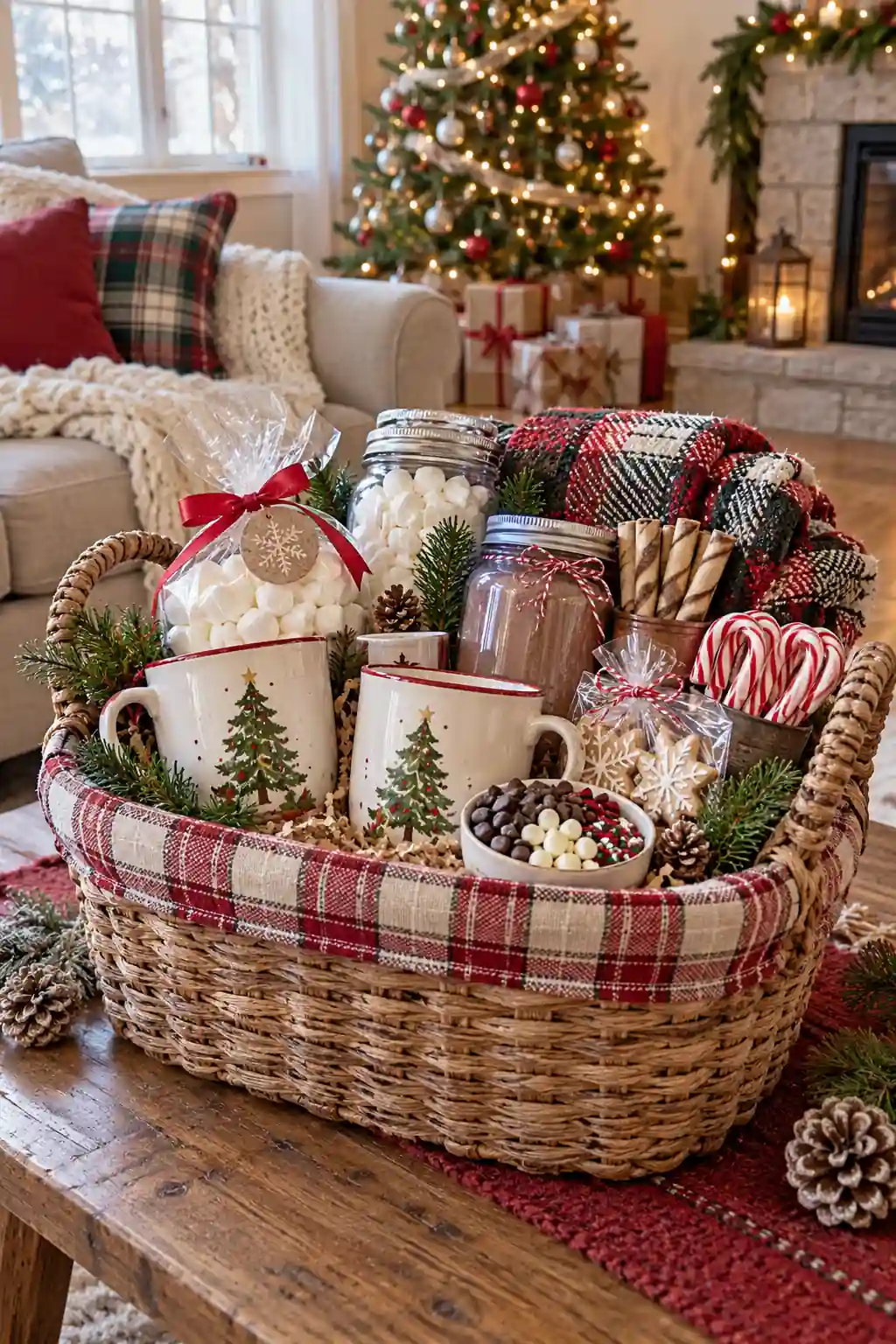 11 hot chocolate basket