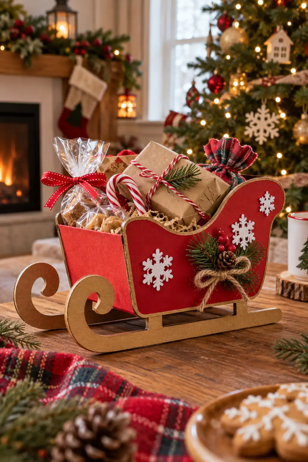12 mini sleigh gift box