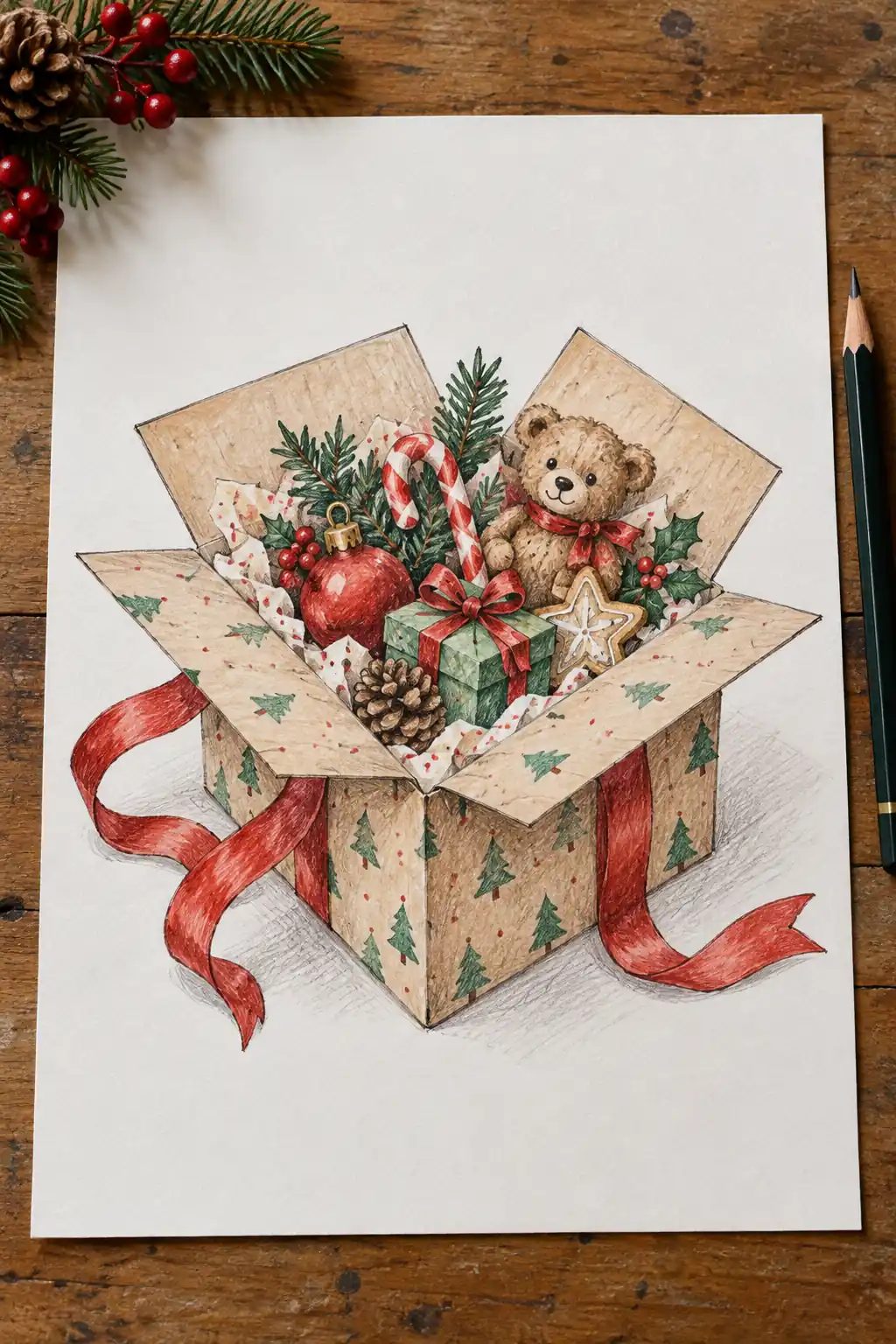 09 pencil open surprise box