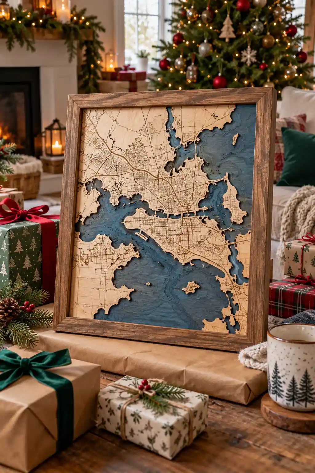 05 personalized style map print no text