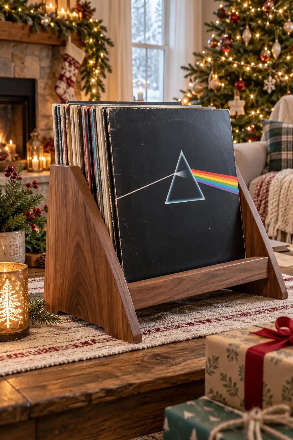 14 vinyl record display stand