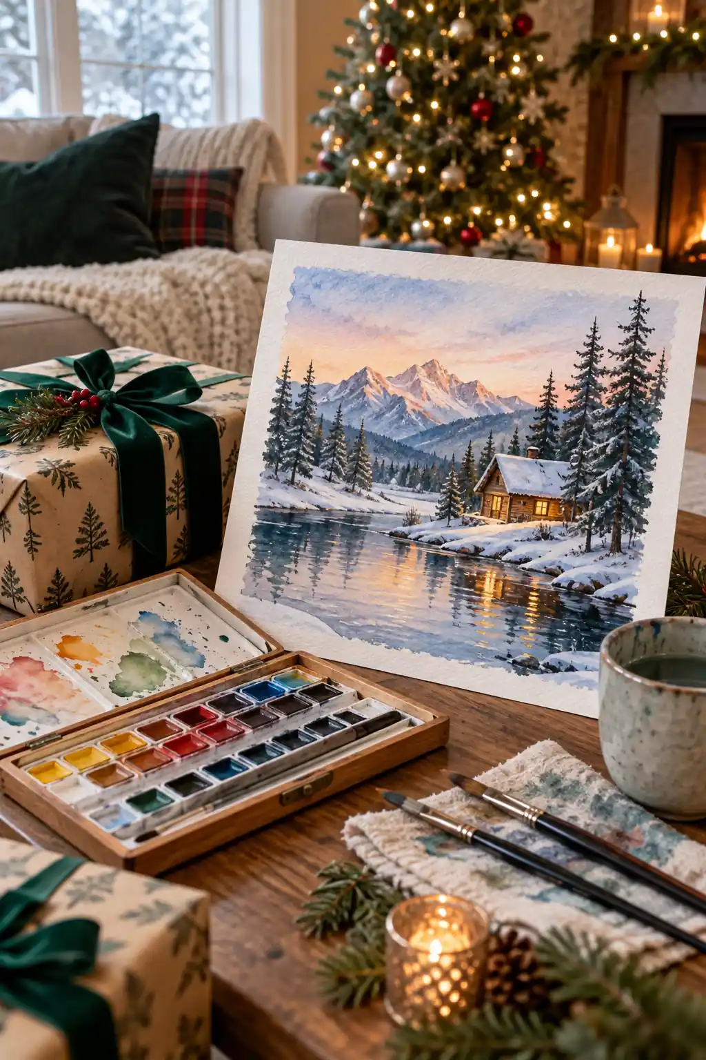 15 watercolor painting kit