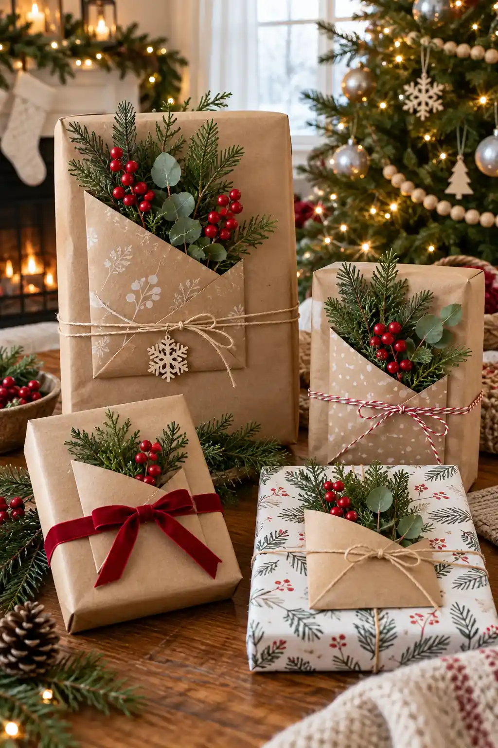 05 paper pocket greenery