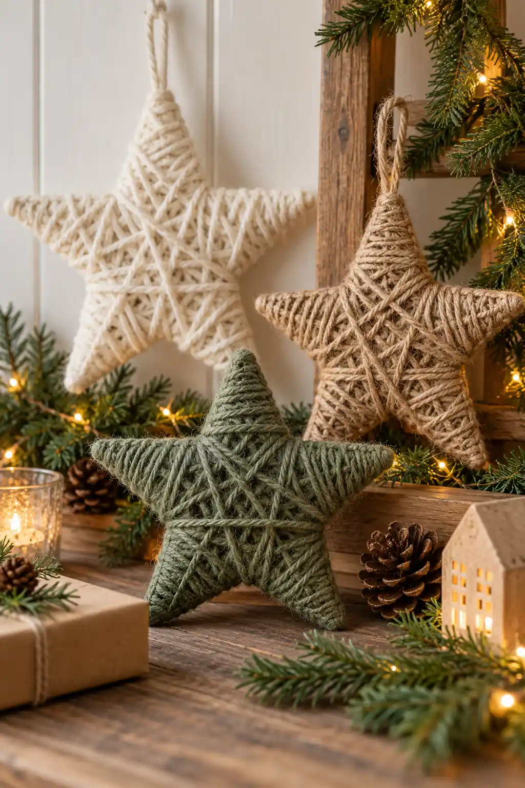 05 yarn wrapped stars