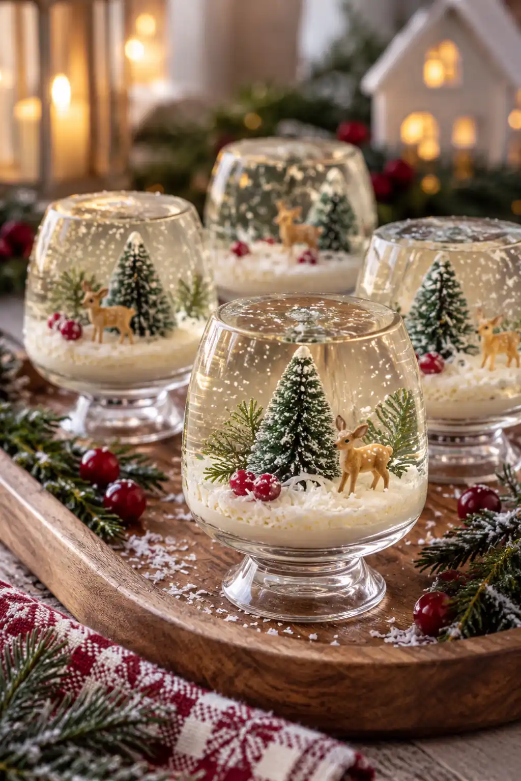 07 mini gelatin snow globe cups