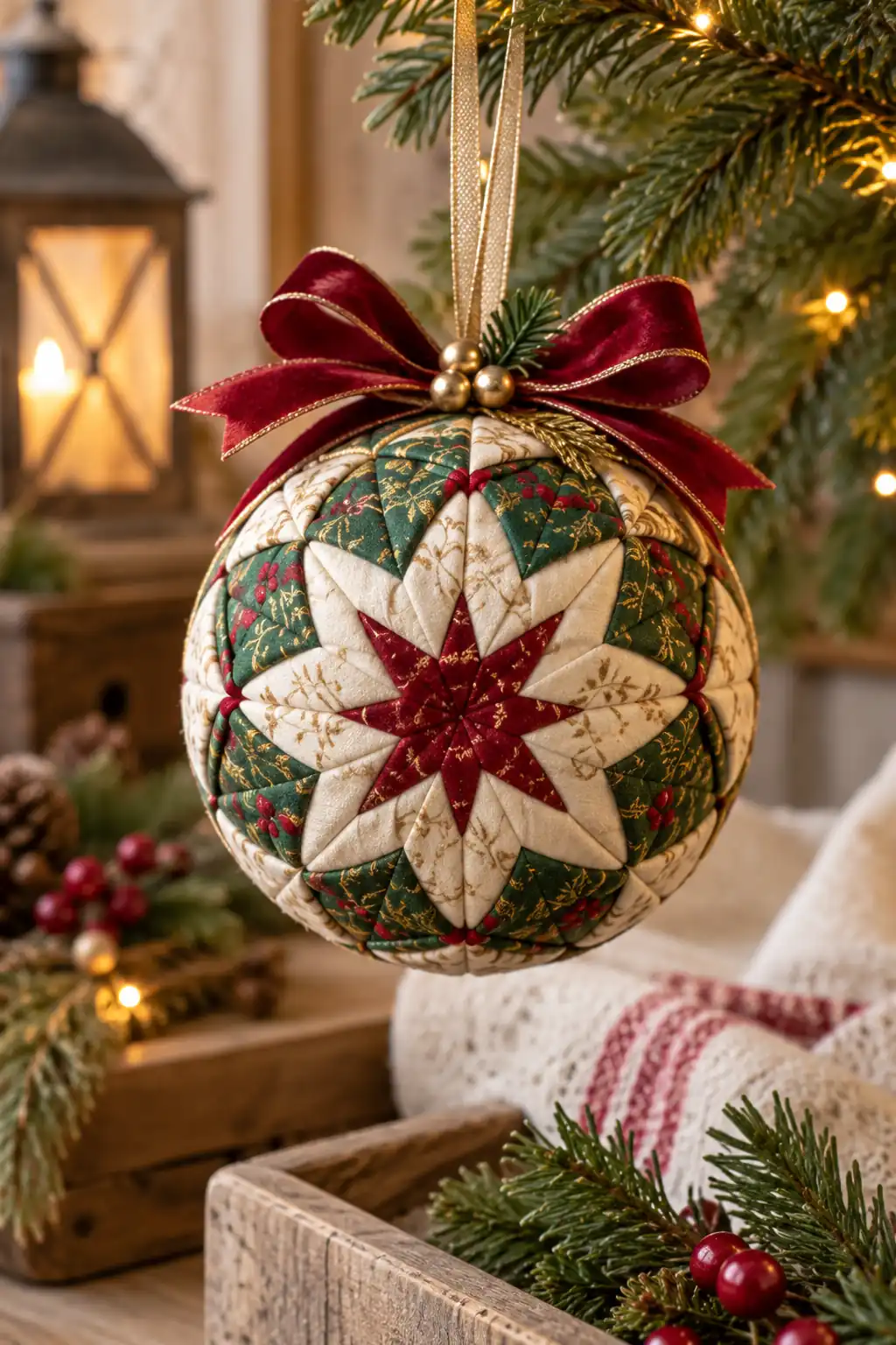 04 quilted ornament bauble