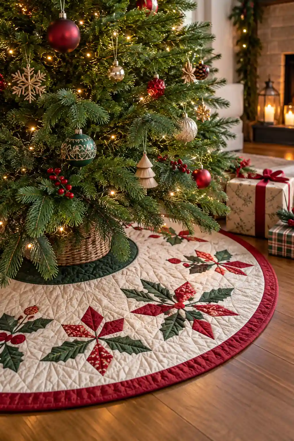 06 quilted tree skirt
