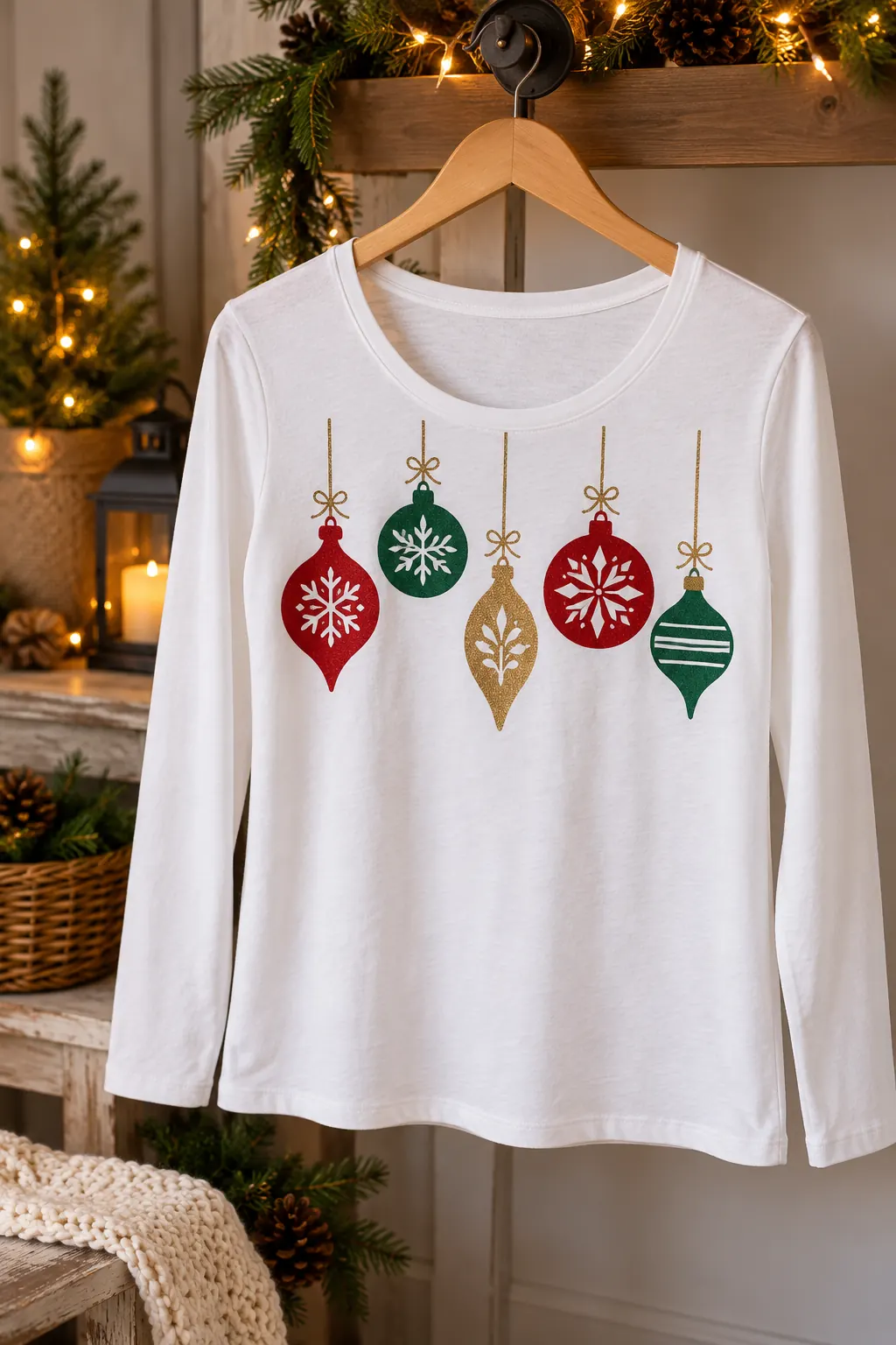 07 iron on ornament silhouettes shirt