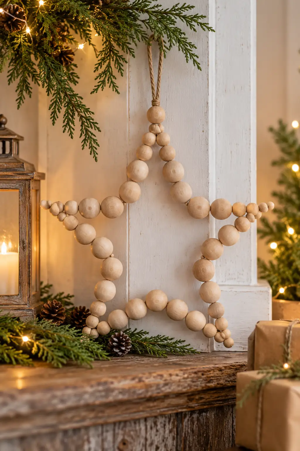 03 wooden bead star