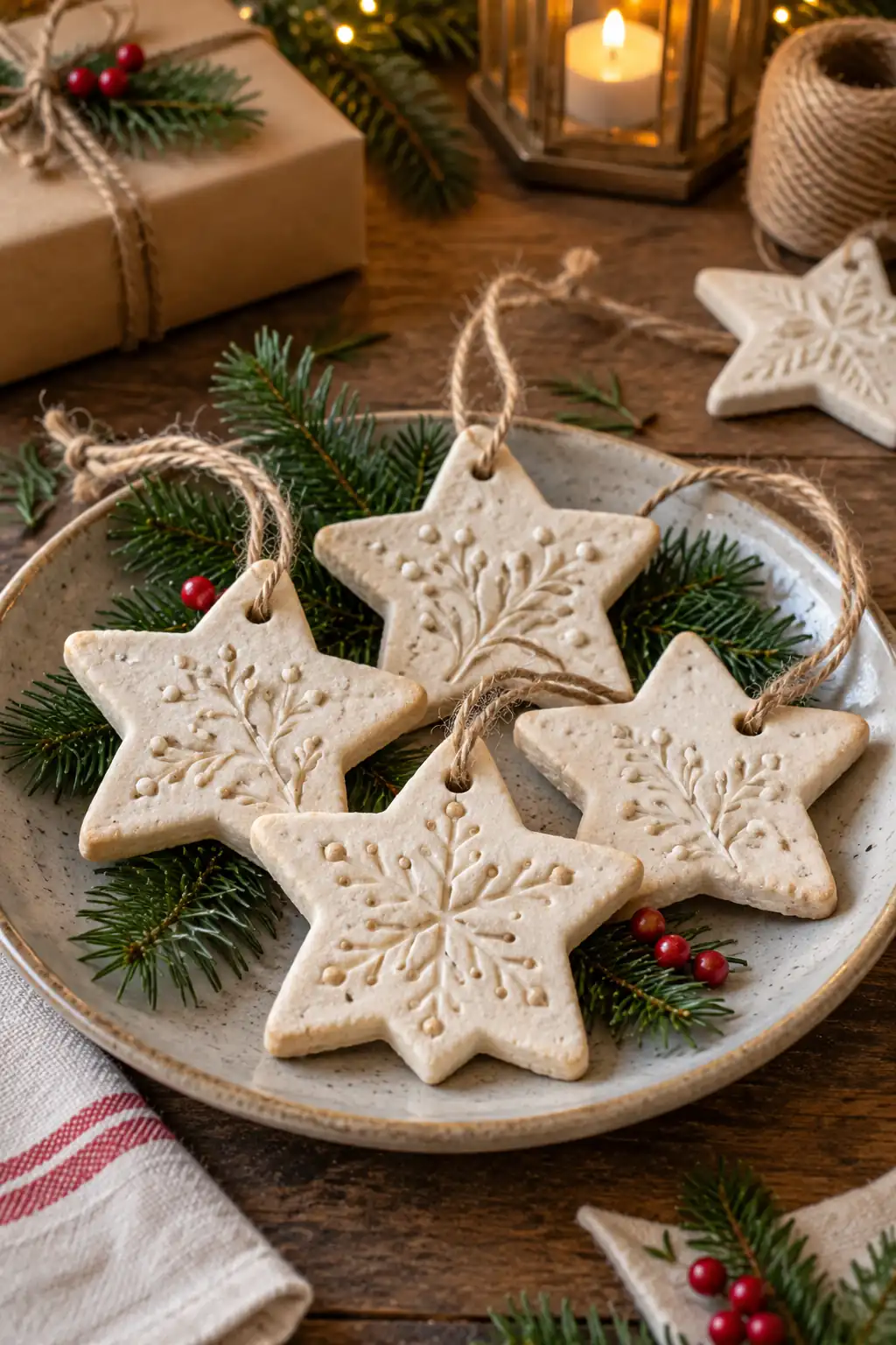 04 salt dough star ornaments