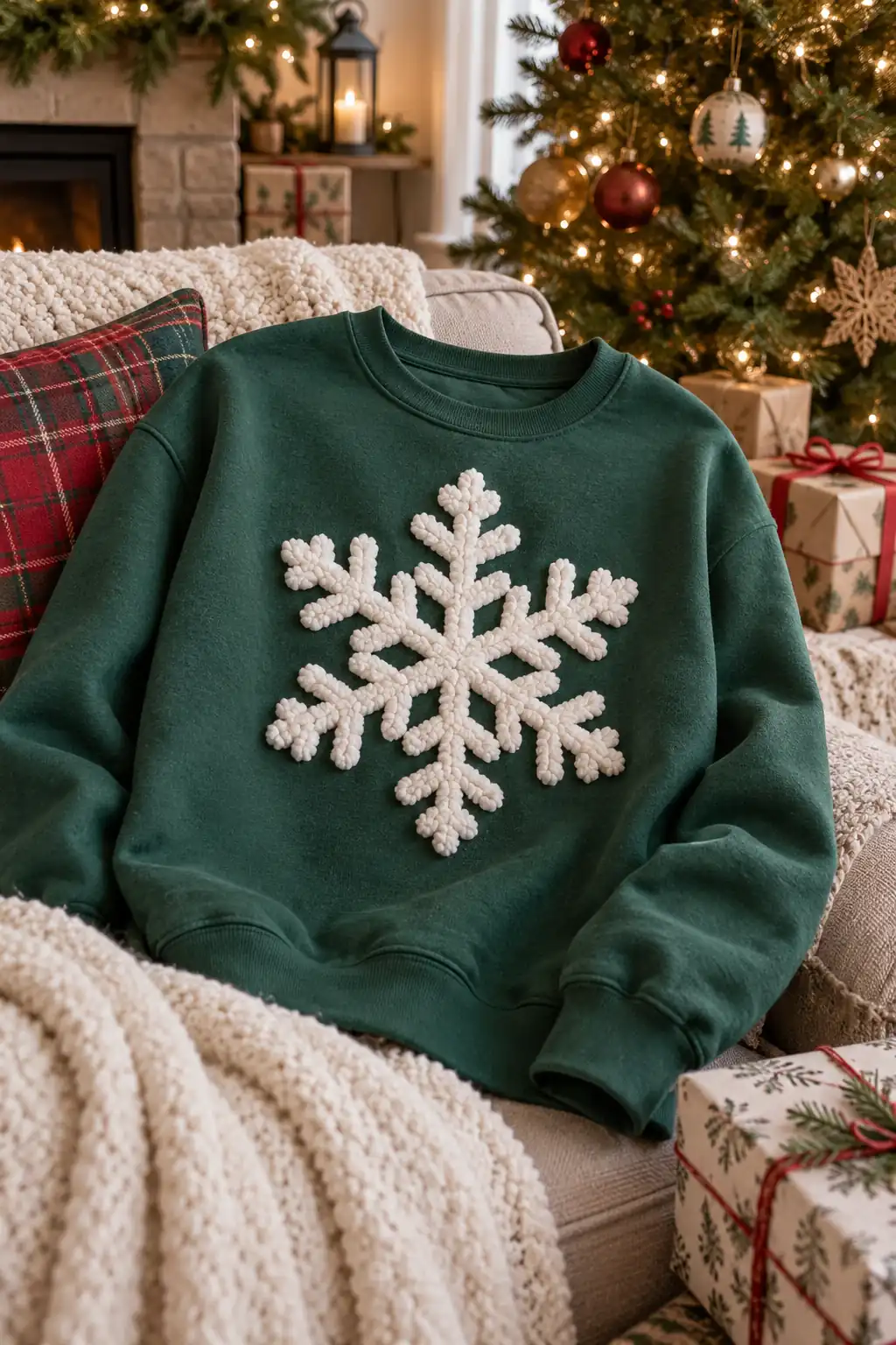 03 chenille snowflake