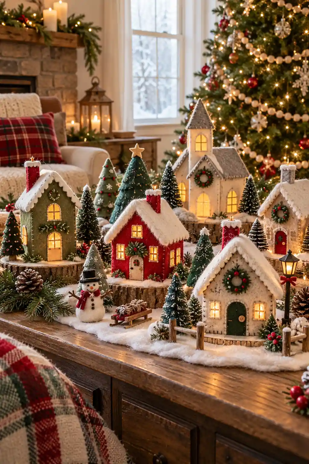 06 felt cottage village