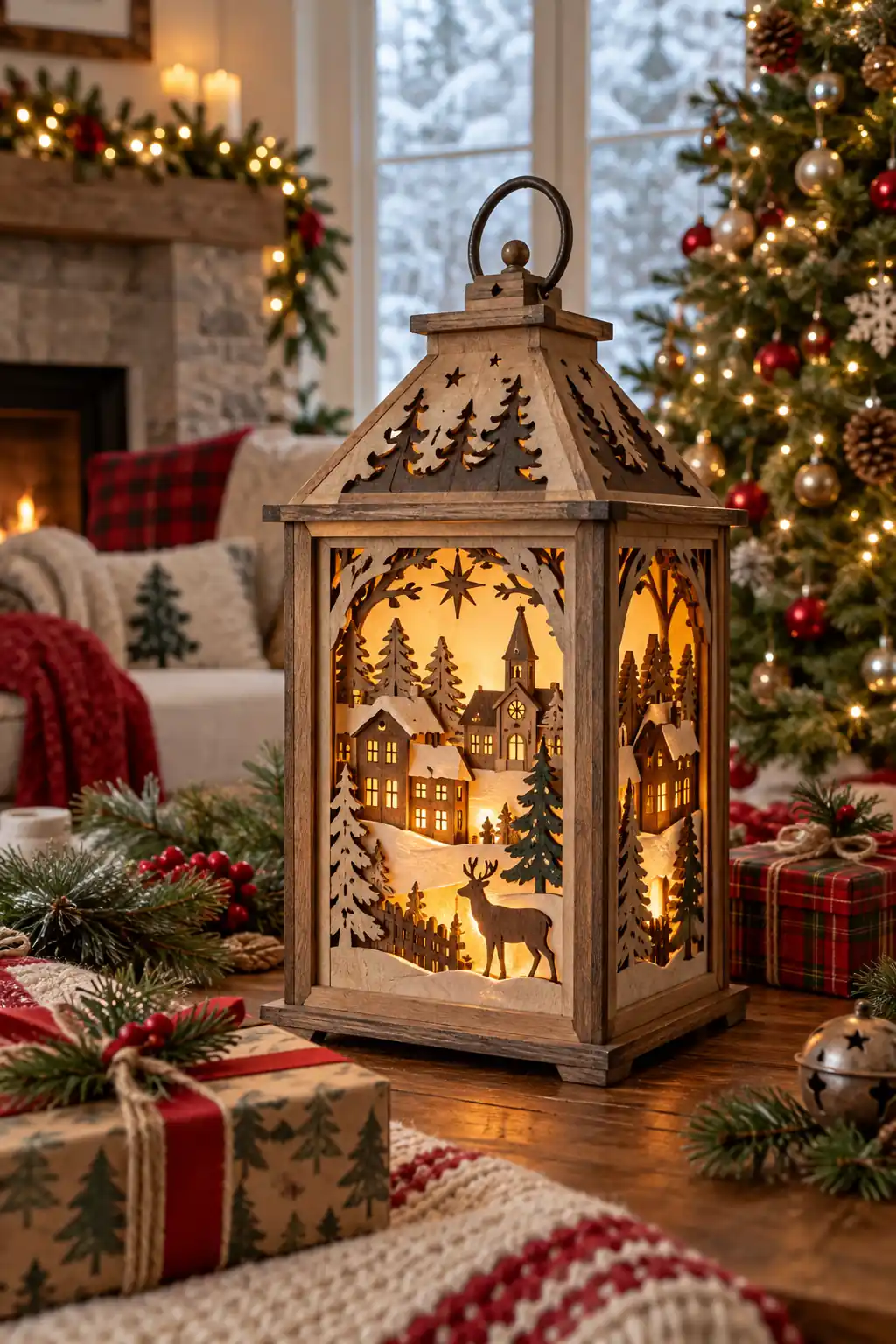05 layered village lantern
