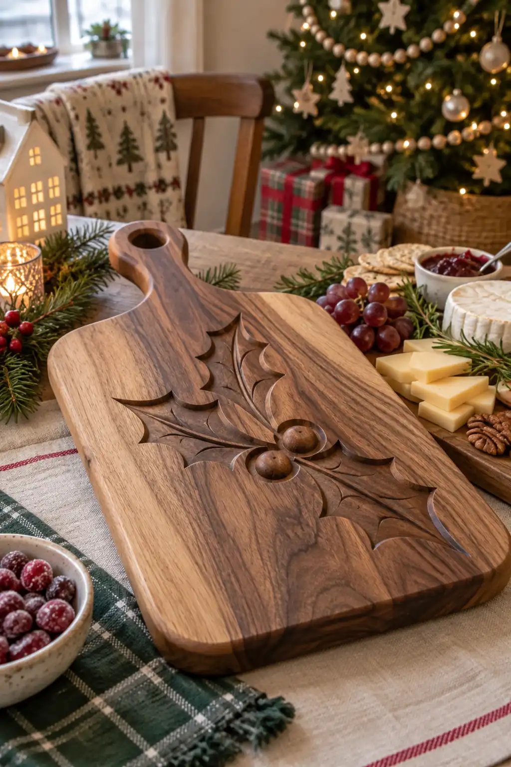 06 carved holly serving board