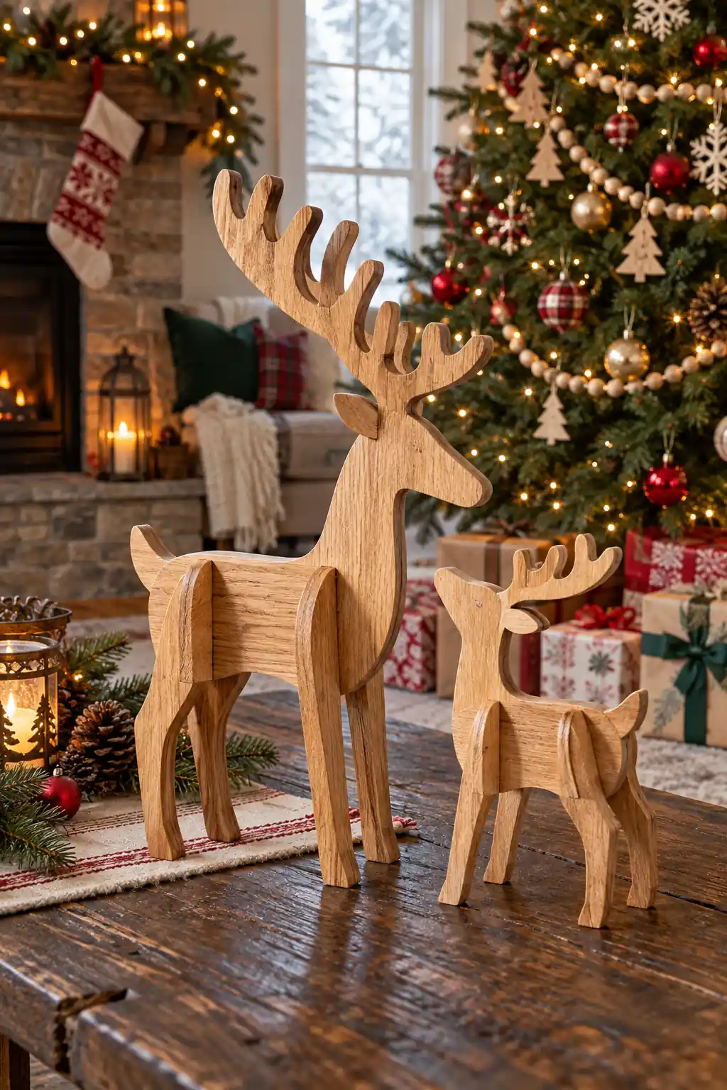 07 interlocking reindeer